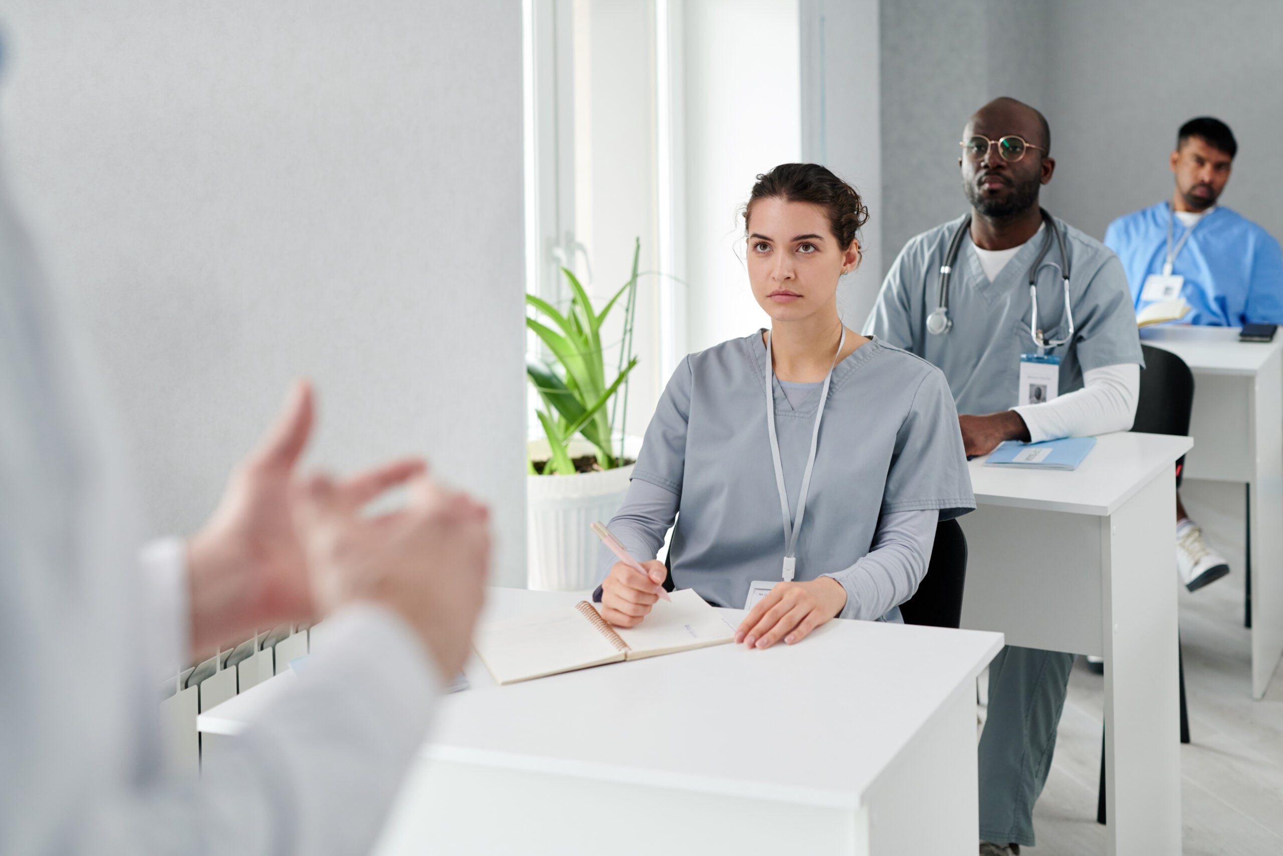 NI-BC Exam Eligibility & Requirements Physicians attending a nursing informatics training class