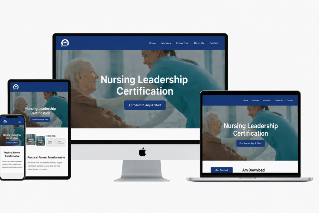 Nursing leadership certification